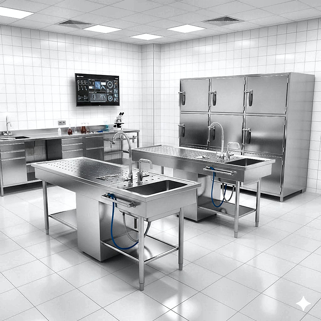 Morg, Otopsi ve Gasilhane Ekipmanları | Profesyonel Kalite